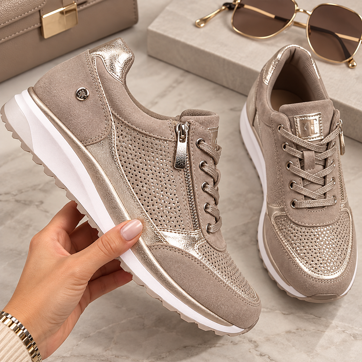 Martina | Scarpe Comfort con Zip