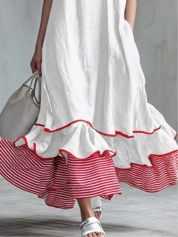 Simona – Abito Positano Bianco