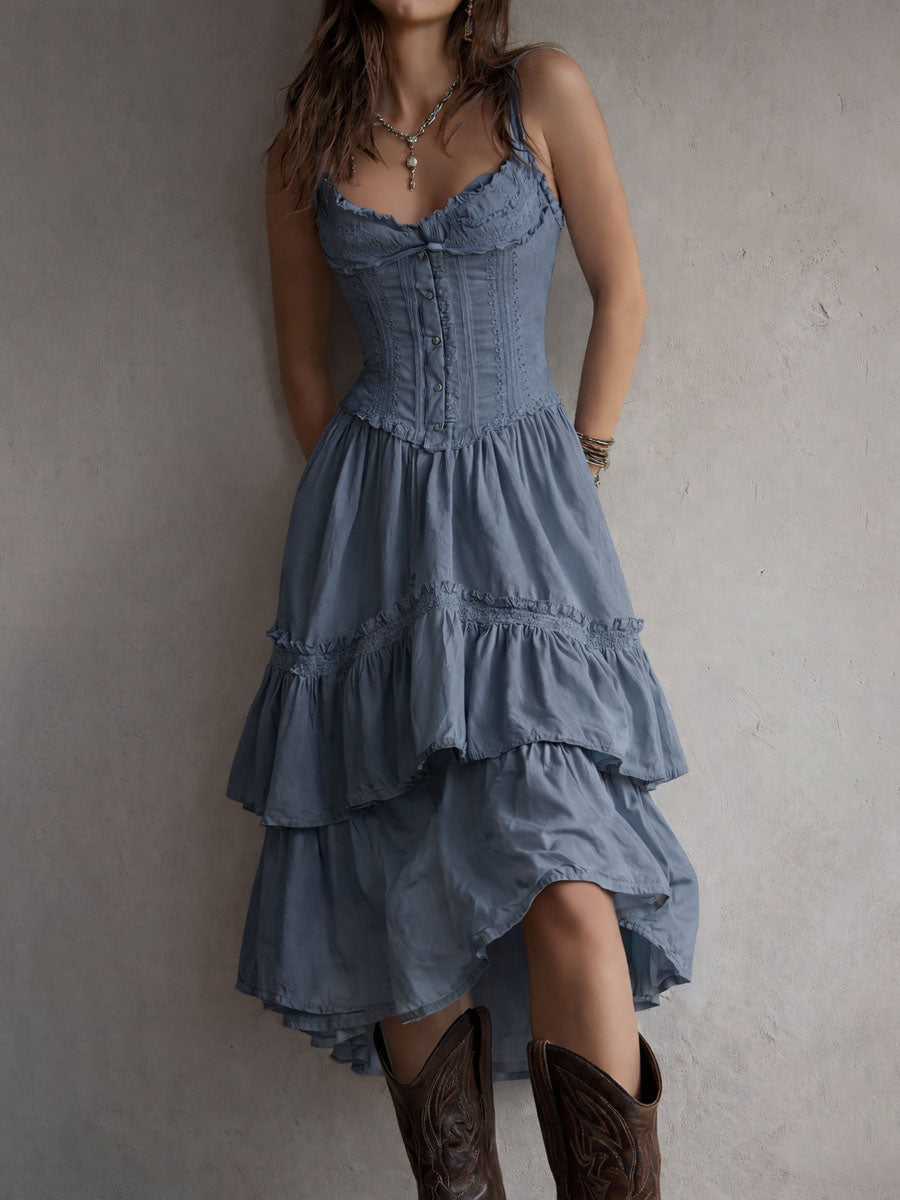 JULIETA – Vestido Boho Romance Premium