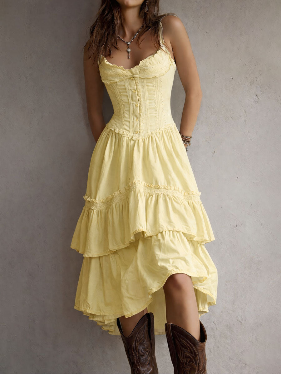 JULIETA – Vestido Boho Romance Premium