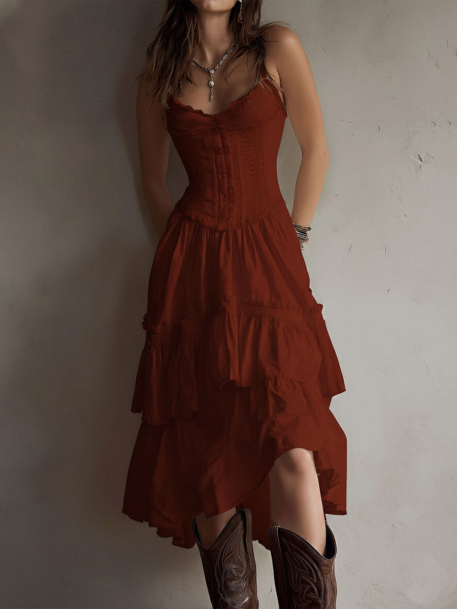 JULIETA – Vestido Boho Romance Premium