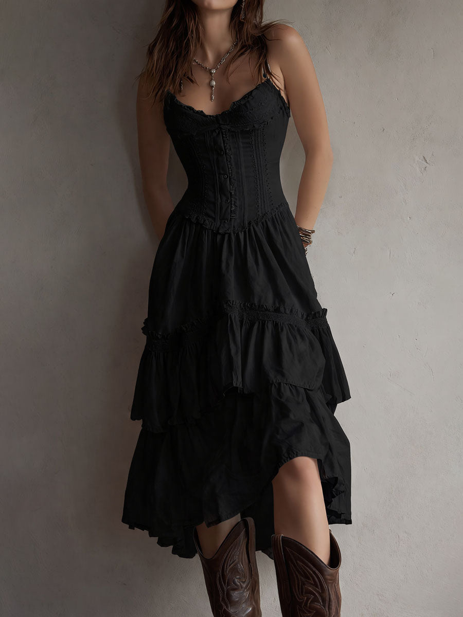 JULIETA – Vestido Boho Romance Premium