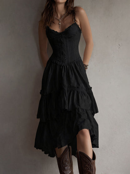 JULIETA – Vestido Boho Romance Premium