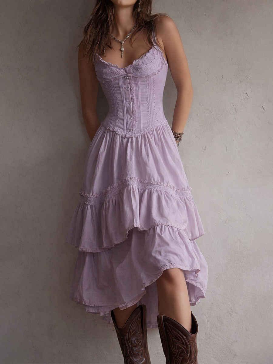 JULIETA – Vestido Boho Romance Premium