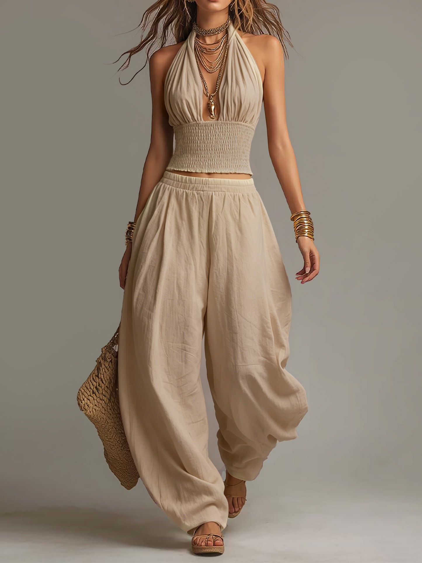 LUCÍA – Conjunto Boho Arena Premium