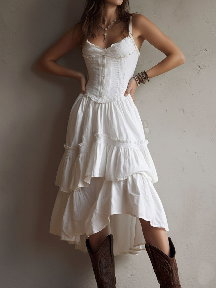 JULIETA – Vestido Boho Romance Premium