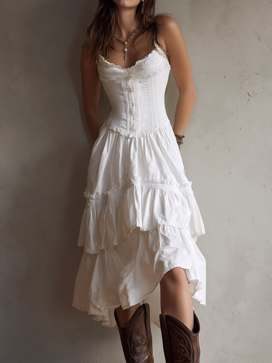 JULIETA – Vestido Boho Romance Premium