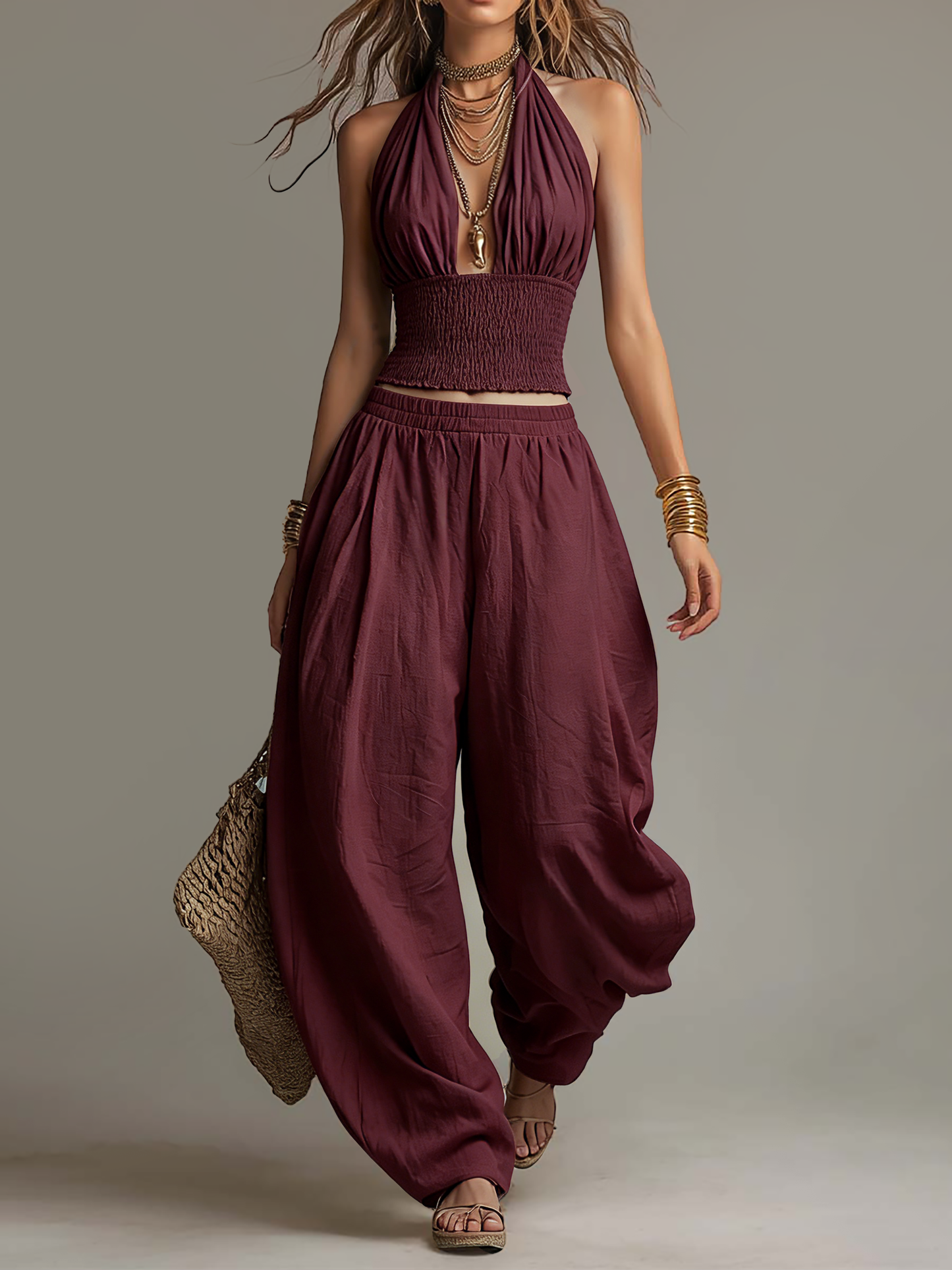 LUCÍA – Conjunto Boho Arena Premium