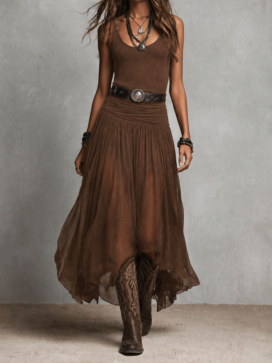 ISABELA – Vestido Boho Eclipse Premium