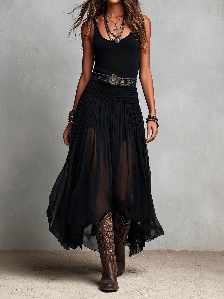 ISABELA – Vestido Boho Eclipse Premium