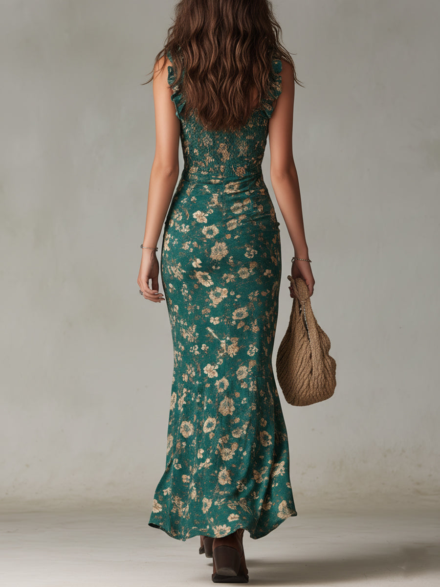 BIANCA – Vestido Boho con Abertura Lateral