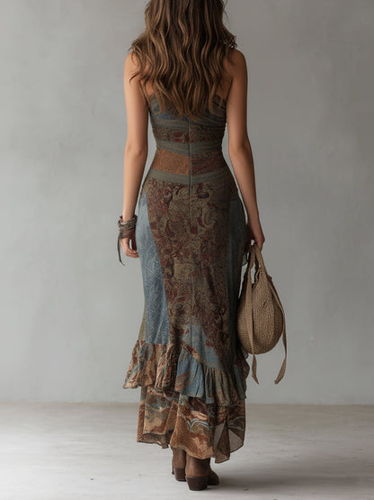 NORA – Vestido Boho Salvaje Premium