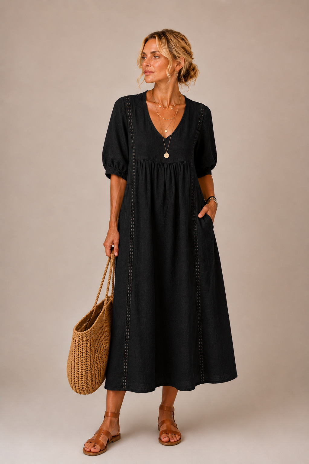 Simonetta | Abito Midi Solare