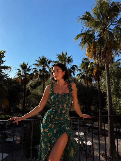 BIANCA – Vestido Boho con Abertura Lateral