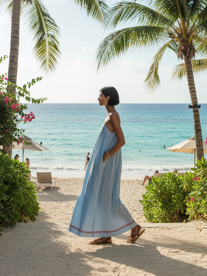 AURORA – Vestido Premium Brisa Mediterránea