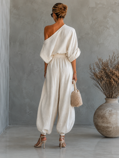 Mila | Conjunto Dos Piezas Off-Shoulder