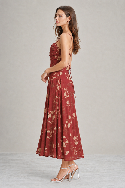 ALESSIA – Vestido Rosal Toscana Premium