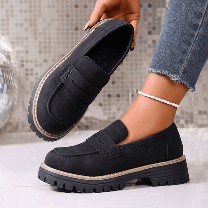 Elsa | Mocassini con Plateau in Stile College