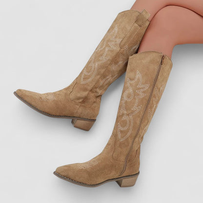 Valentina | Stivali Western con Tacco Basso