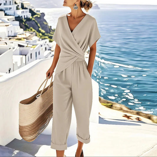 COLLEEN | Mono Cruzado Beige – Elegante y Cómodo