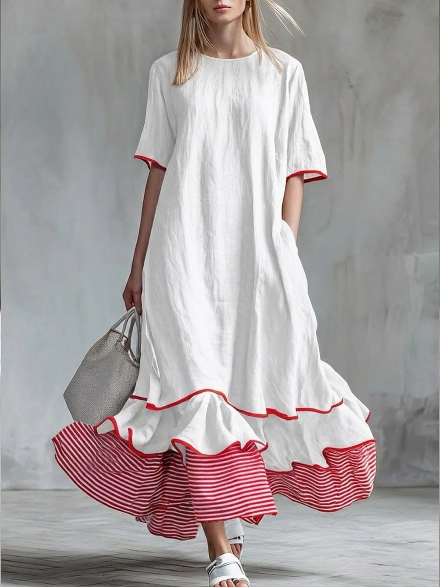 Simona – Abito Positano Bianco