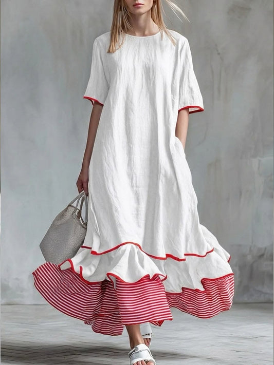 Simona – Abito Positano Bianco