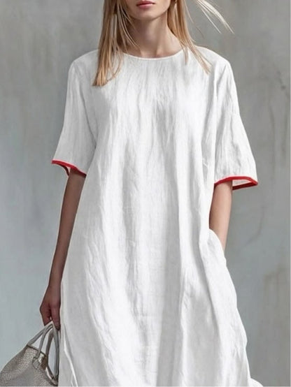 Simona – Abito Positano Bianco