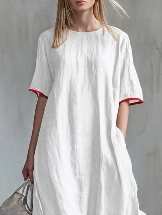 Simona – Abito Positano Bianco