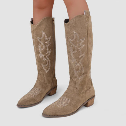 Valentina | Stivali Western con Tacco Basso
