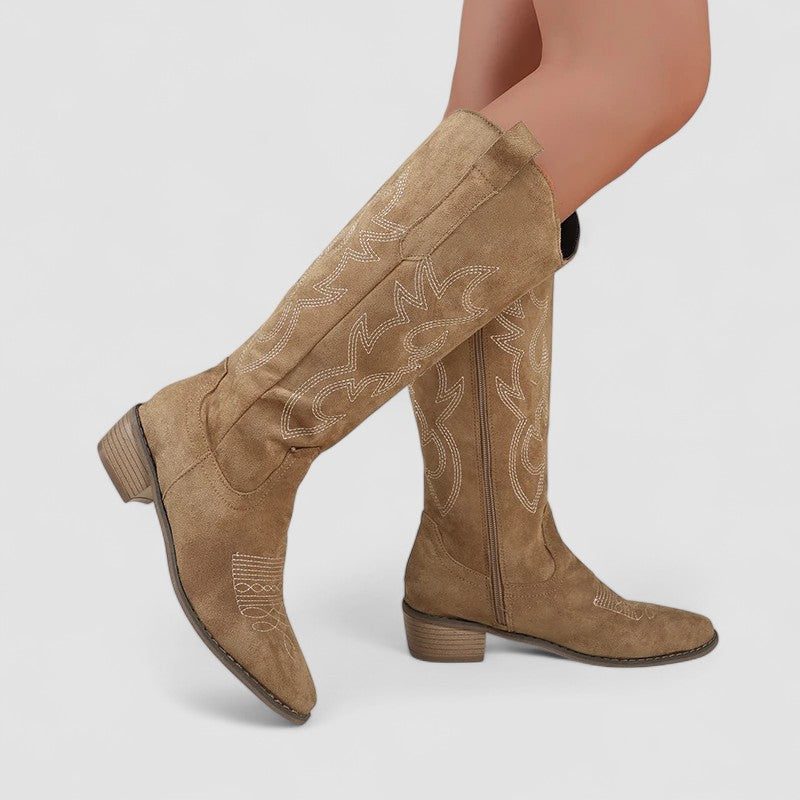 Valentina | Stivali Western con Tacco Basso