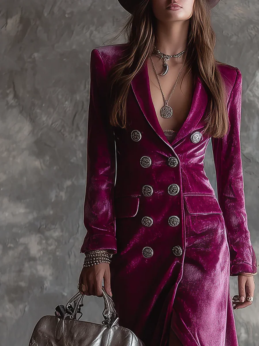 Nadia – Abito Velvet Royale