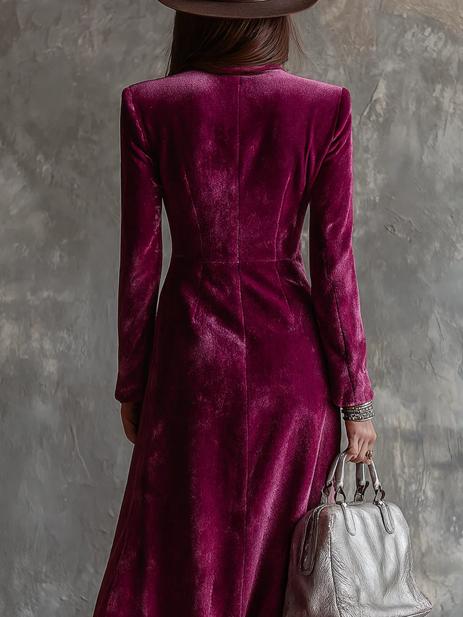 Nadia – Abito Velvet Royale