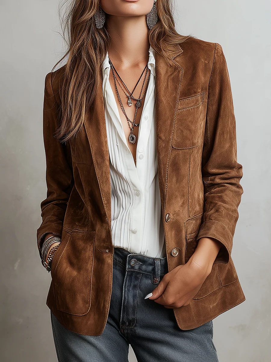 Aurora | Blazer Vintage Marrone