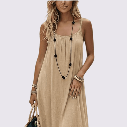 NUANCE | Vestido Negro Tirantes Fluido – Elegante y Versátil