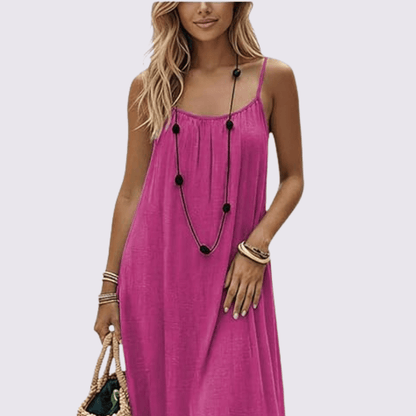 NUANCE | Vestido Negro Tirantes Fluido – Elegante y Versátil