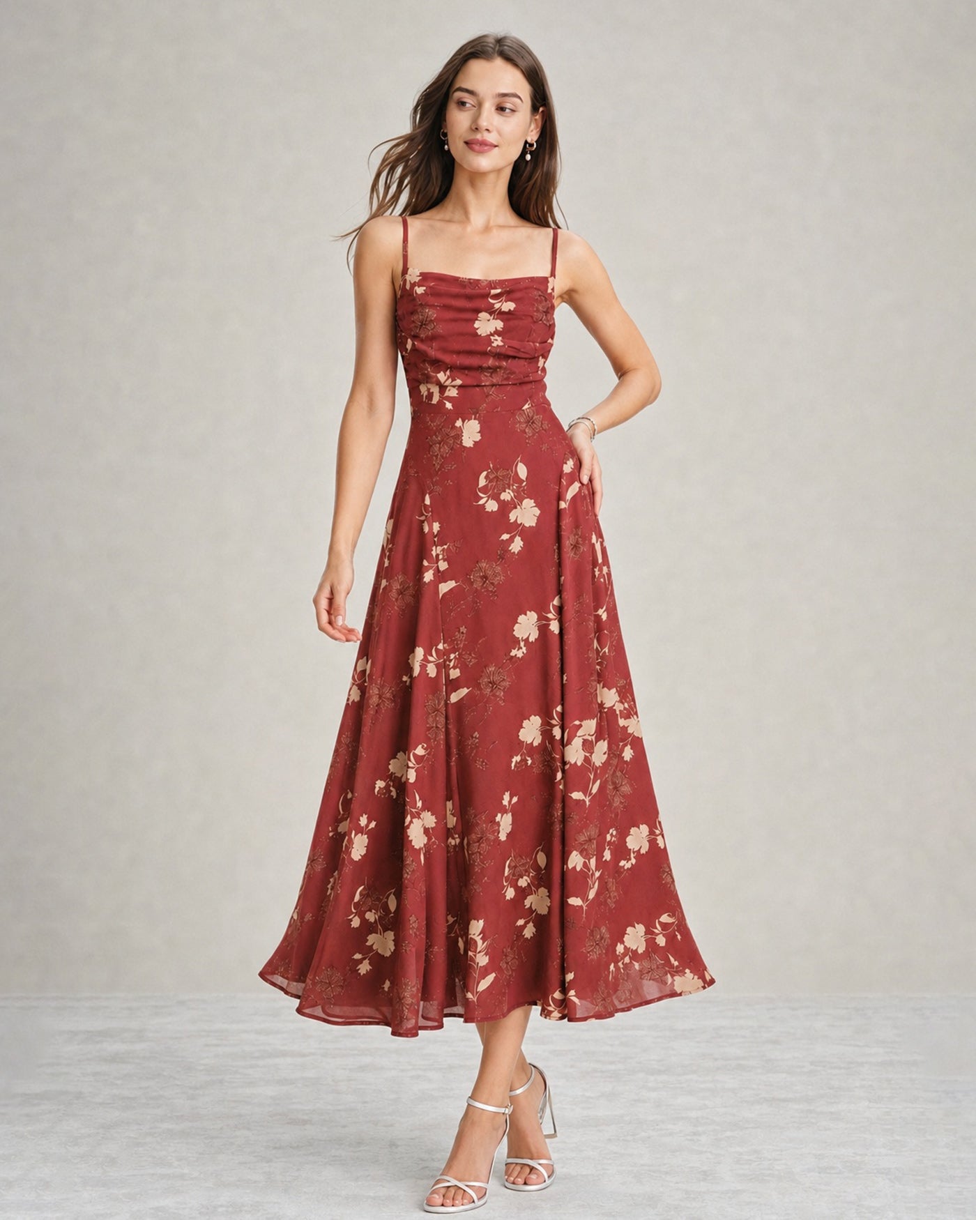 ALESSIA – Vestido Rosal Toscana Premium