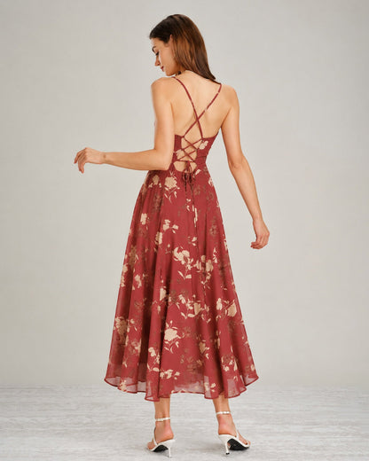ALESSIA – Vestido Rosal Toscana Premium
