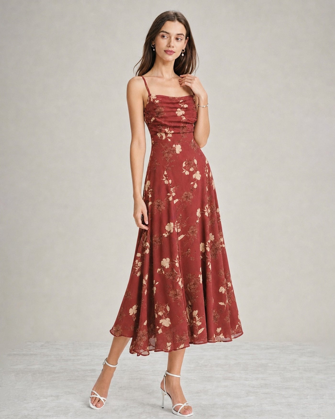 ALESSIA – Vestido Rosal Toscana Premium